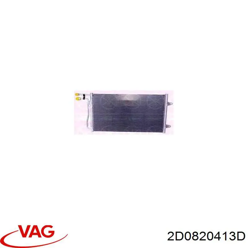 Конденсатор кондиционера VAG 2D0820413D цена, от 89.48 USD