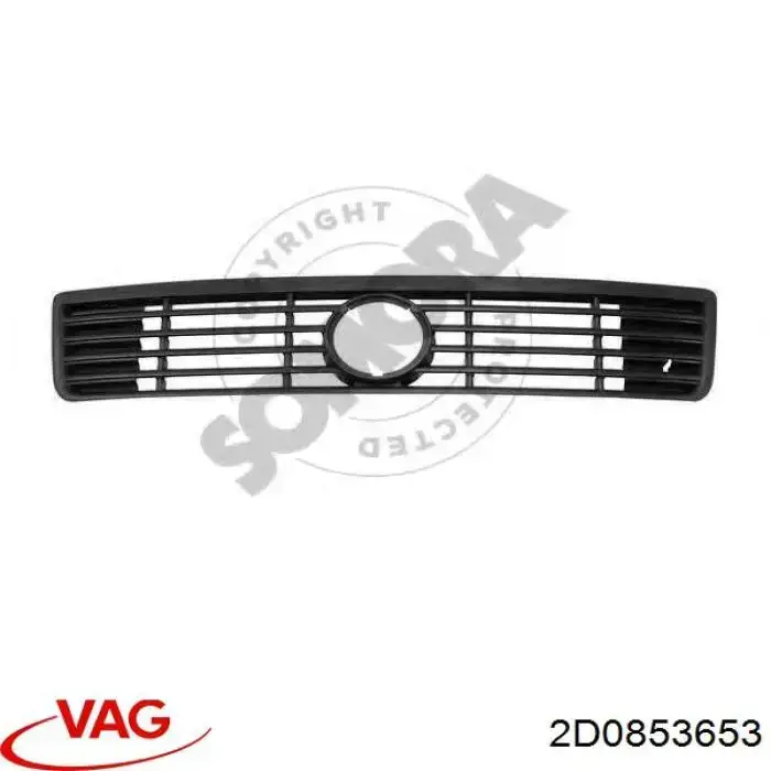 Купить 2D0853653 VAG Решетка радиатора