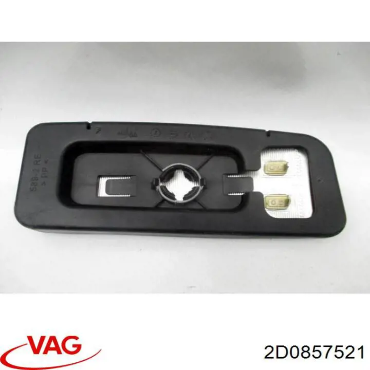 2D0857521 VAG Зеркальный элемент левого зеркала заднего вида