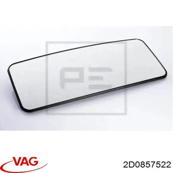 Купить 2D0857522 VAG Стекло правого зеркала заднего вида