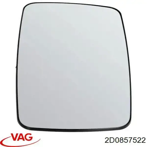 Стекло правого зеркала заднего вида 2D0857522 VAG