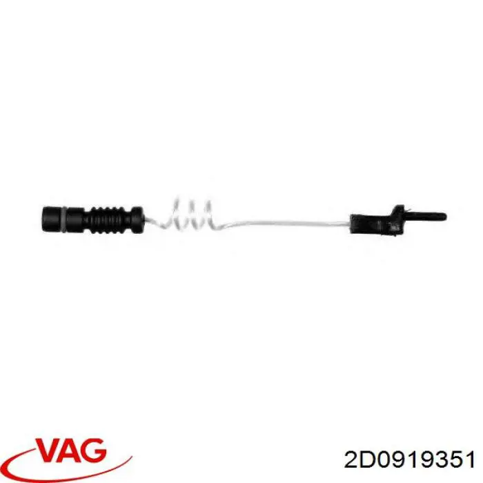 2D0919351 VAG датчик износа тормозных колодок передний