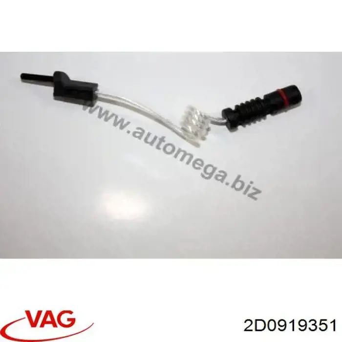 Сигнализатор износ тормозных колодок VAG 2D0919351 цена, от 1.33 USD