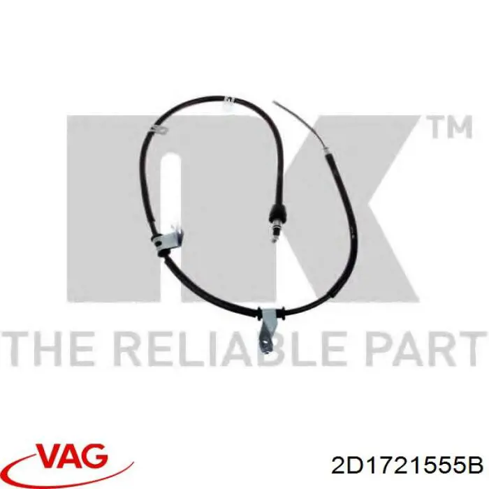 Трос акселератора на Volkswagen LT 28-35 II 2DB, 2DE, 2DK