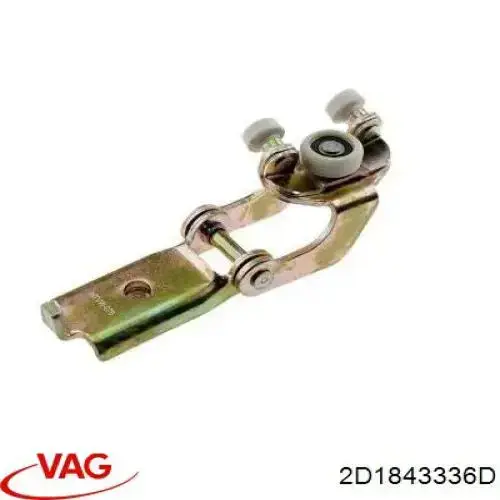 2D1843336D VAG ролик двери боковой (сдвижной правый центральный)
