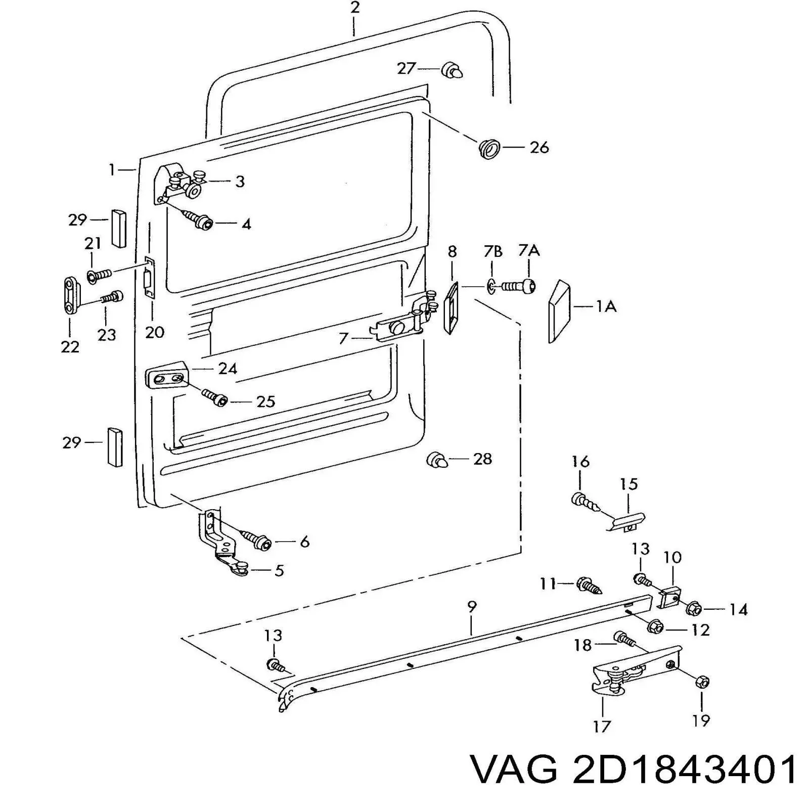  VAG 2D1843401 цена, от 15.32 USD
