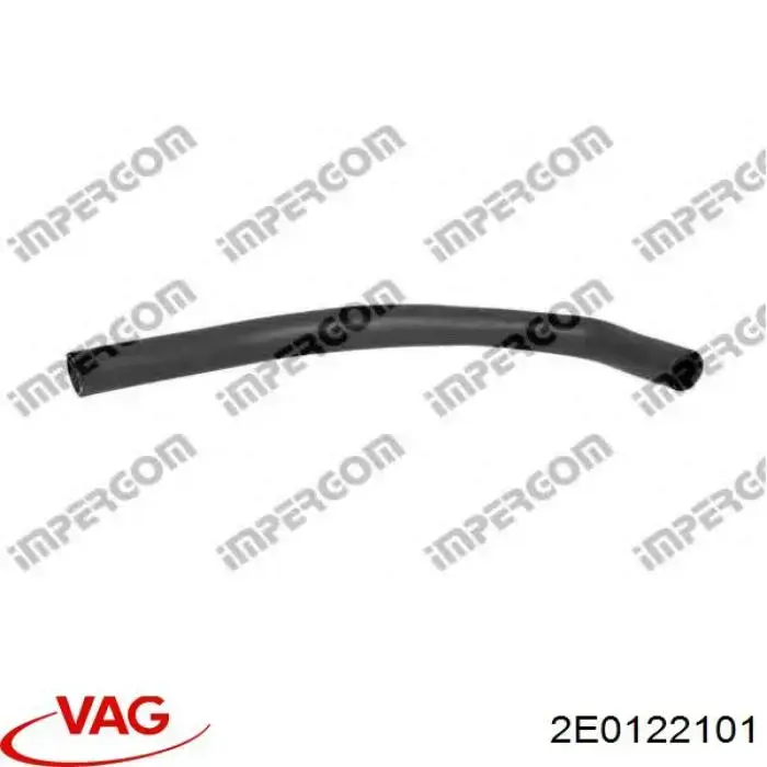 2E0122101 VAG mangueira (cano derivado do radiador de esfriamento superior)