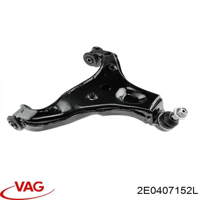 Правый рычаг передней нижней подвески VAG 2E0407152L цена, от 117.89 USD