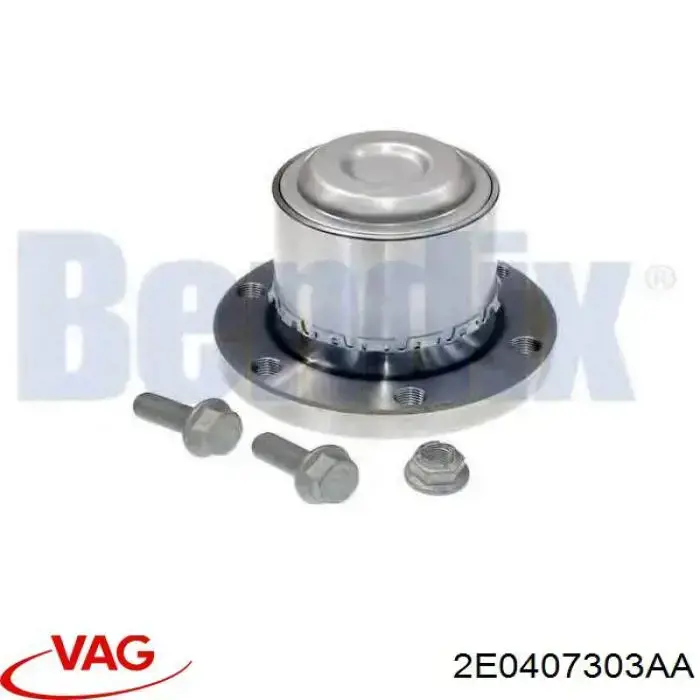 Купить 2E0407303AA VAG Цапфа передняя