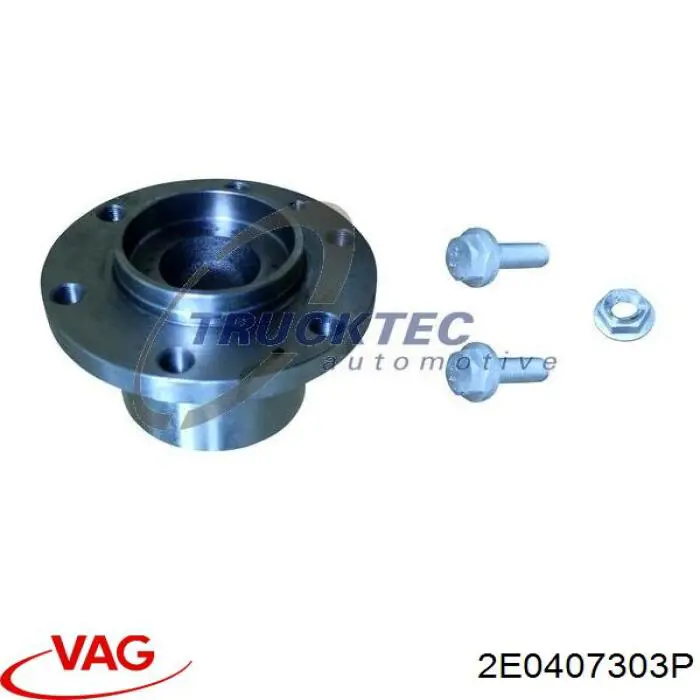 Цапфа (поворотный кулак) передний левый VAG 2E0407303K цена, от 50.68 USD