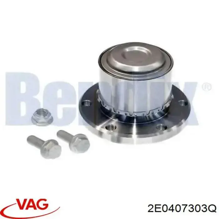 Цапфа (поворотный кулак) передний левый VAG 2E0407303Q цена, от 398.80 USD