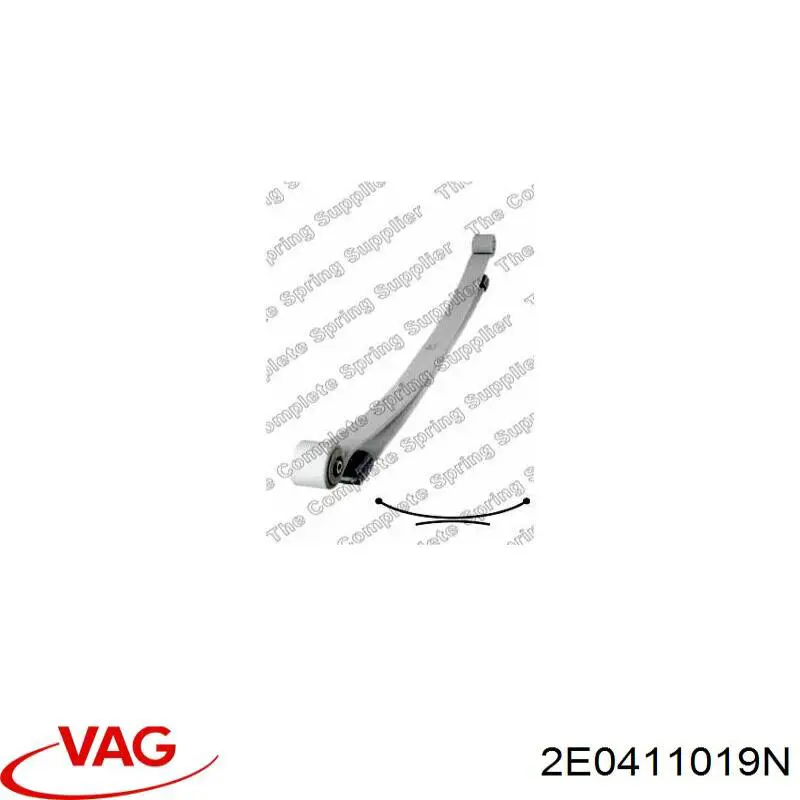 Передние рессоры VAG 2E0411019N цена, от 151.75 USD