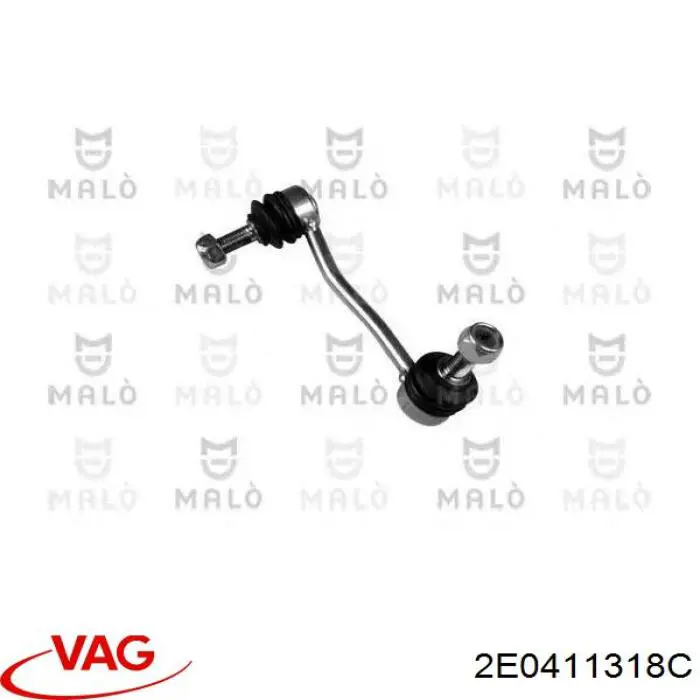 Линк стабилизатора, переднего, правый VAG 2E0411318C цена, от 13.94 USD