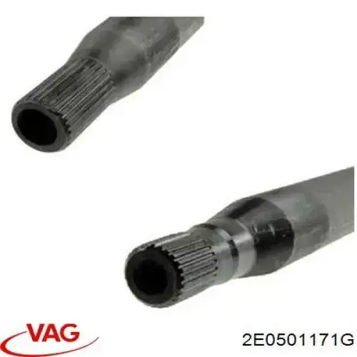 Полуось задняя левая VAG 2E0501171G цена, от 796.46 USD