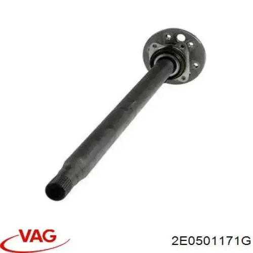 2E0501171G VAG Полуось задняя левая