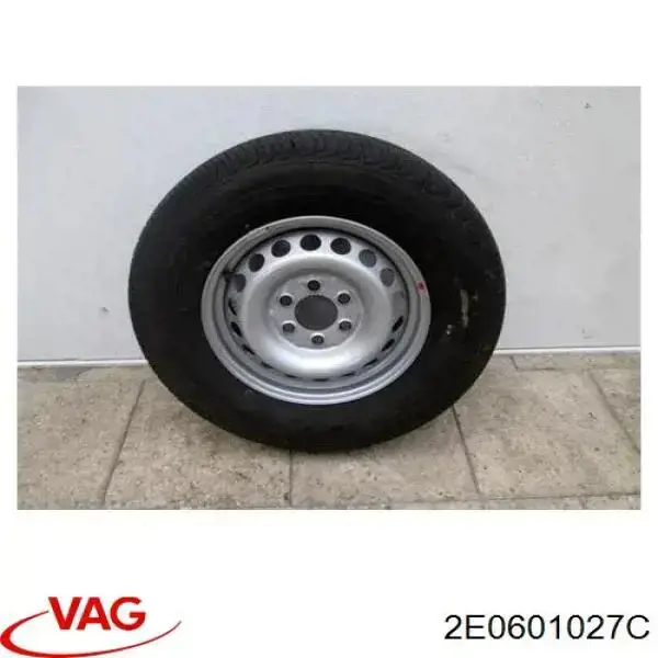 2E0601027C VAG discos de roda de aço (estampados)