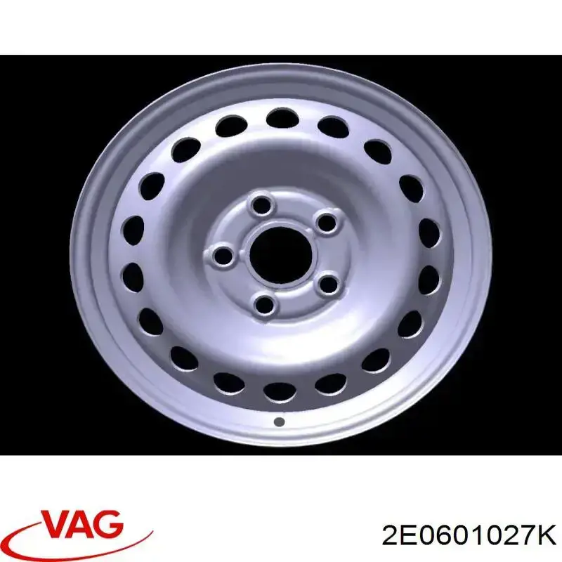 2E0601027K VAG диски колесные стальные (штампованные)