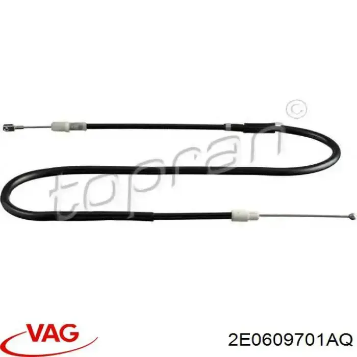 Задний трос ручника VAG 2E0609701AQ цена, от 54.39 USD