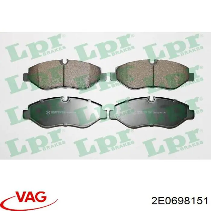 Колодки VAG 2E0698151 цена, от 40.63 USD