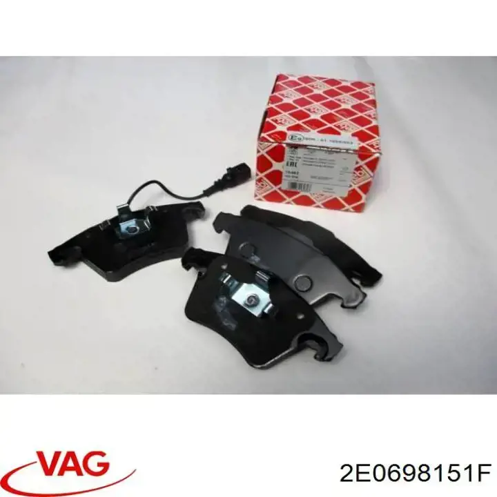 Передние тормозные колодки 2E0698151F VAG