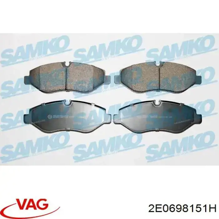 Колодки VAG 2E0698151H цена, от 84.94 USD