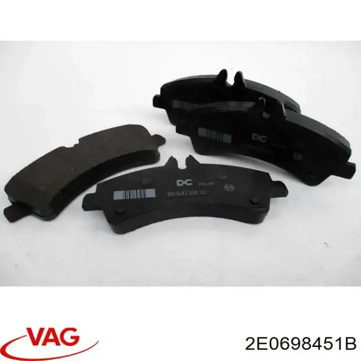 Колодки дисковые  VAG 2E0698451B цена, от 31.18 USD