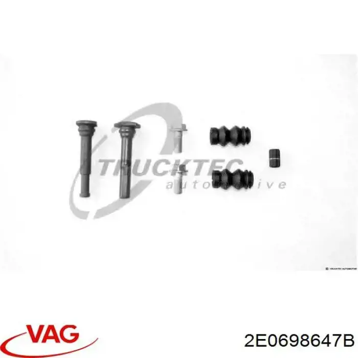 2E0698647B VAG kit de reparação de suporte do freio traseiro