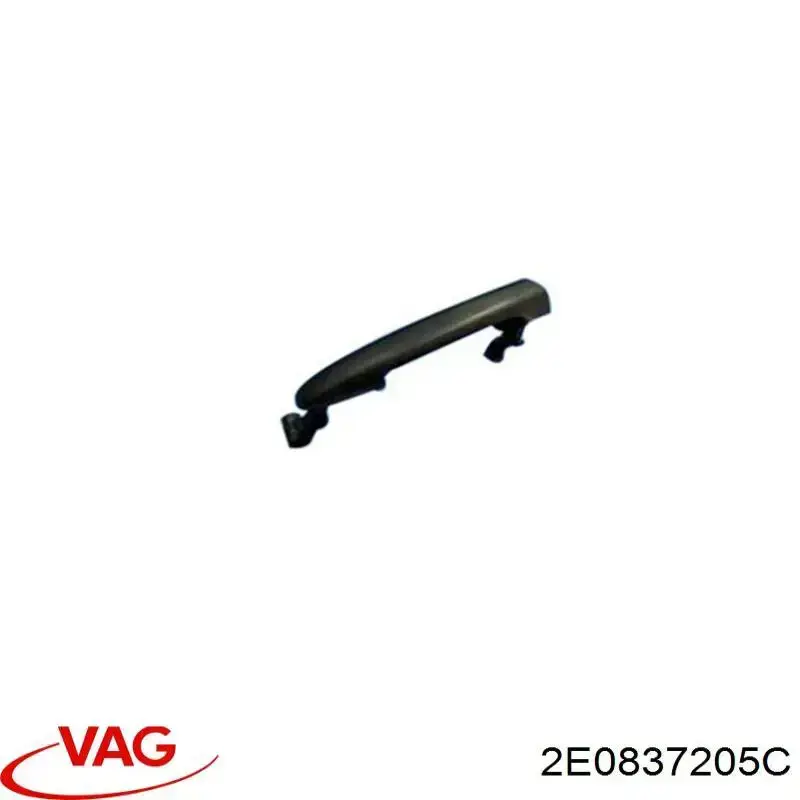 Ручка двери передней наружная VAG 2E0837205C цена, от 25.34 USD