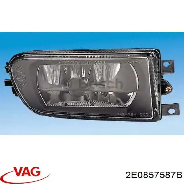 2E0857587B VAG Зеркальный элемент левого зеркала заднего вида