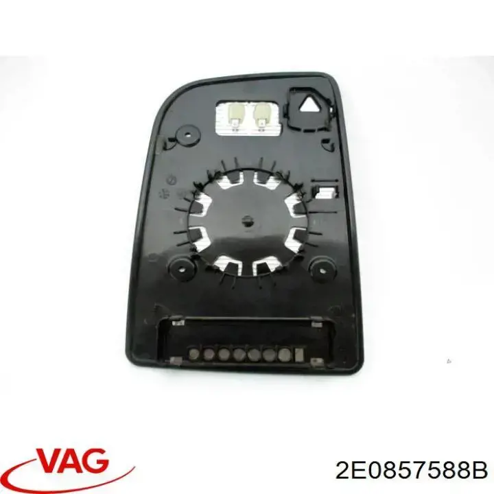 Стекло зеркала заднего вида, правого VAG 2E0857588B цена, от 14.55 USD