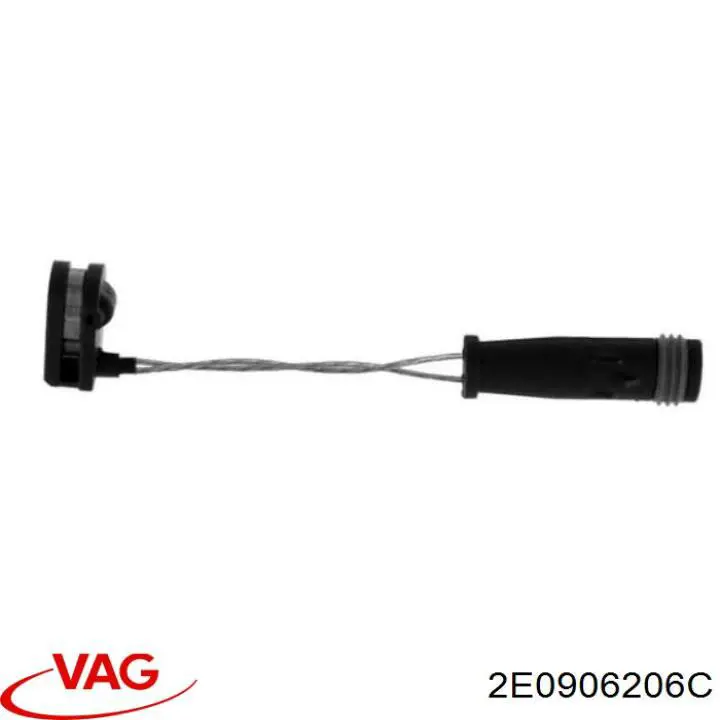 2E0906206C VAG датчик износа тормозных колодок передний