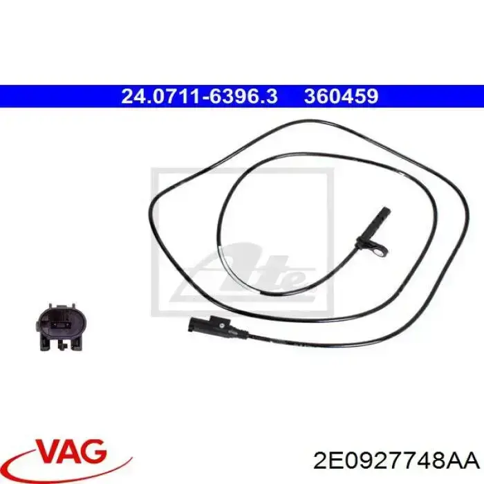 Датчик АБС (ABS) задний, левый VAG 2E0927748AA цена, от 137.04 USD