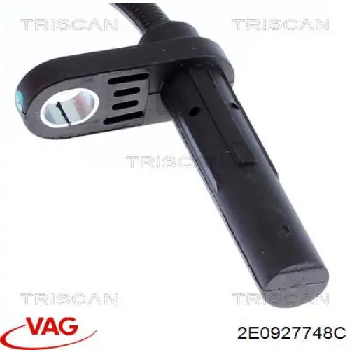 Датчик АБС задний правый 2E0927748C VAG