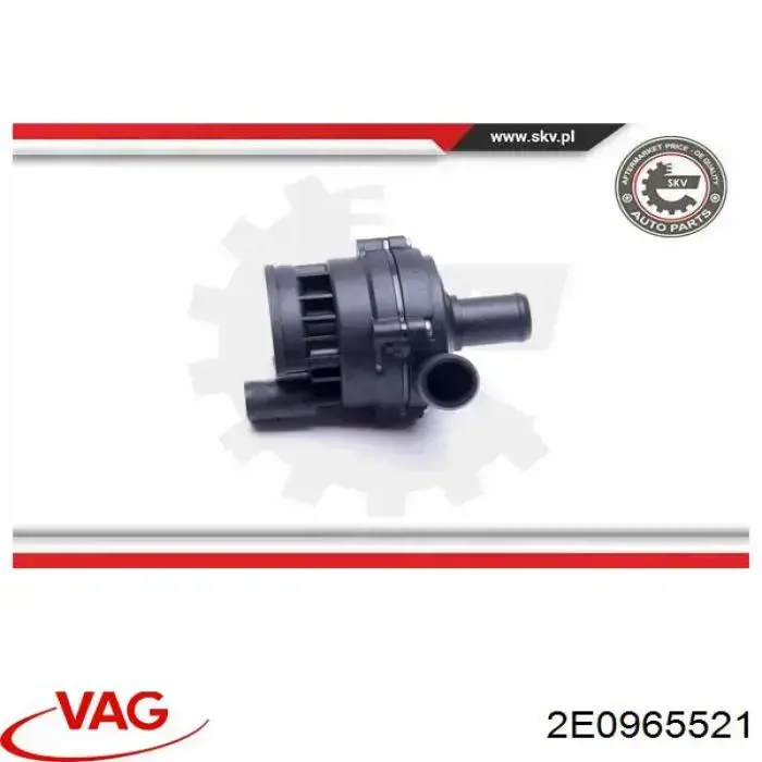 Водяной насос охлаждения электро дополнительный VAG 2E0965521 цена, от 29.00 USD