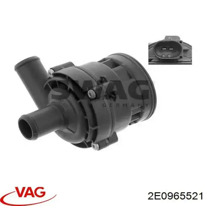 Купить 2E0965521 VAG Помпа водяная, дополнительная электрическая