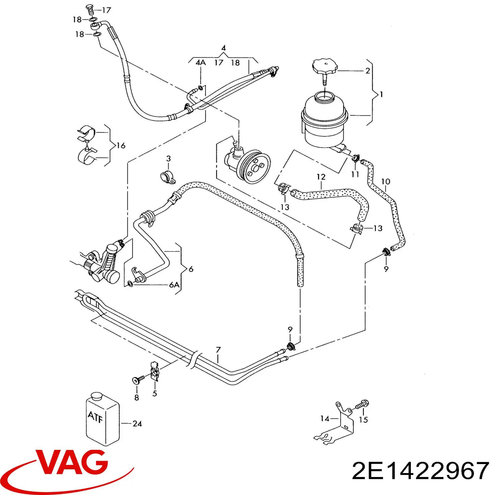  VAG 2E1422967 цена, от 19.00 USD