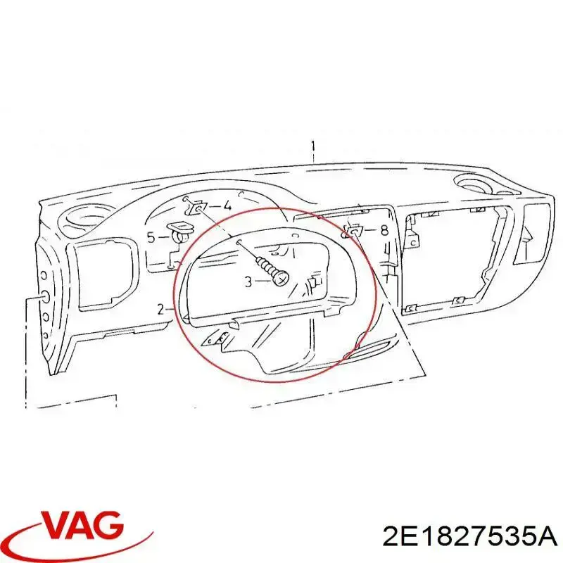  2E1827535A VAG