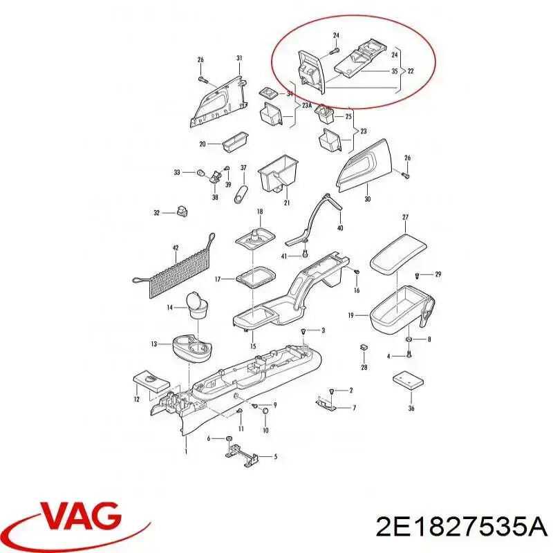  2E1827535A VAG