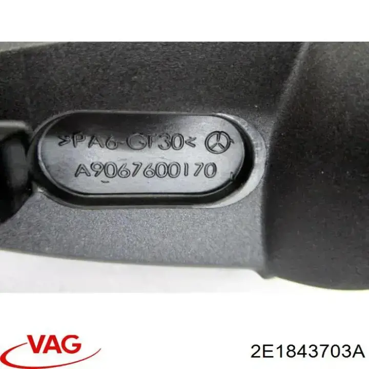 Ручка двери боковой/сдвижной, наружная VAG 2E1843703A цена, от 41.72 USD
