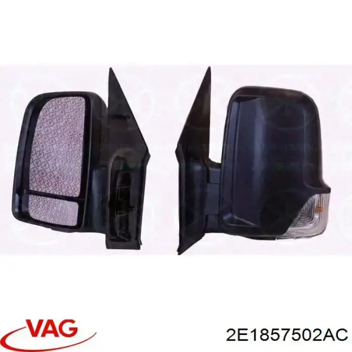 Купить 2E1857502AC VAG Боковое зеркало заднего вида правое