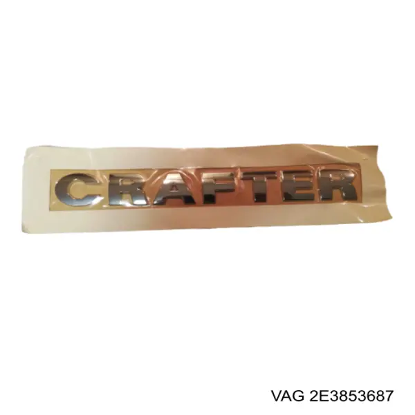 Фирменный значек на багажник на Volkswagen Crafter 30-50 2E, 2EA, 2EB, 2ED, 2EH, 2EX