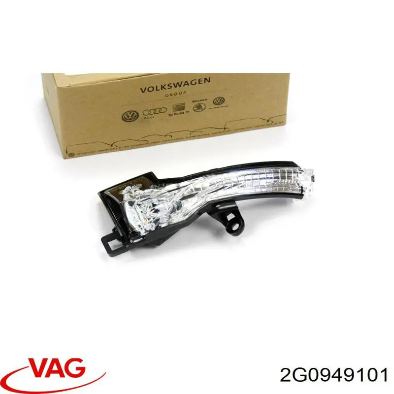 Указатель поворота зеркала, левый VAG 2G0949101 цена, от 24.52 USD