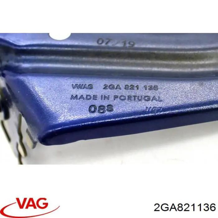 Кронштейн крепления крыла переднего правого передний VAG 2GA821136 цена, от 26.99 USD