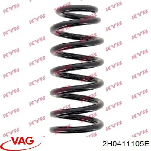 Пружина амортизатора передняя VAG 2H0411105E цена, от 45.09 USD