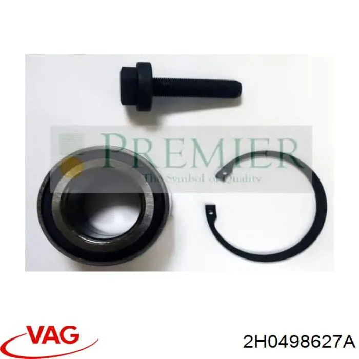 2H0498627A VAG Rolamento de cubo dianteiro