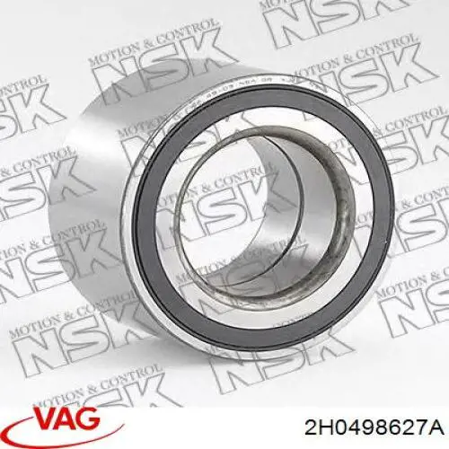 2H0498627A VAG Rolamento de cubo dianteiro