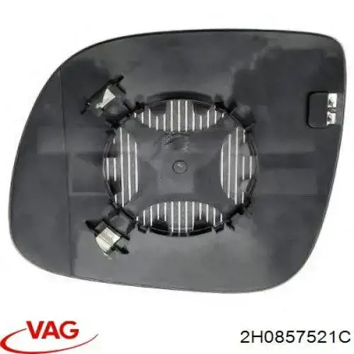 Зеркальный элемент водительского зеркала VAG 2H0857521C цена, от 16.95 USD
