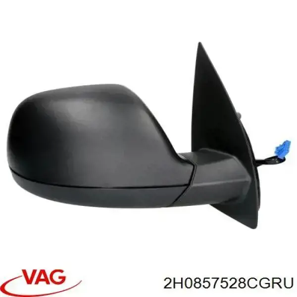 Накладка (крышка) зеркала заднего вида правая 7E1857528CGRU VAG