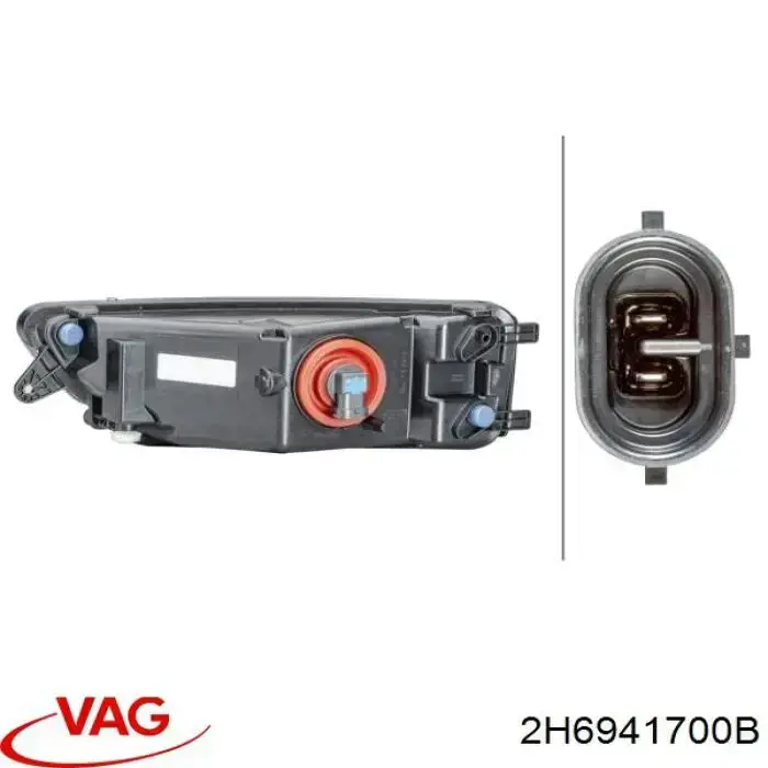 2H6941700B VAG Противотуманка правая