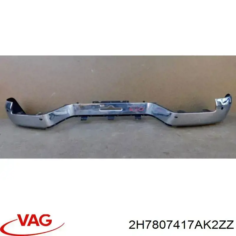 Задний бампер на Volkswagen AMAROK  2HA, 2HB, S1B, S6B, S7A, S7B